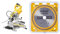 DEWALT - Scie à Onglet Radiale - DWS777-QS - Scie Haute Performance avec Système XPS - Coupe Bois & Lame de Scie Circulaire Stationnaire - Disque Tranchant 40 Dents 216x30mm - Outillage Résistant