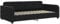 vidaXL Tagesbett, Gästebett 2-in-1, Sofabett Schlafsofa für Schlafzimmer Wohnzimmer, Bettsofa Sofa, Modernes Design, Schwarz 90x200cm Samt