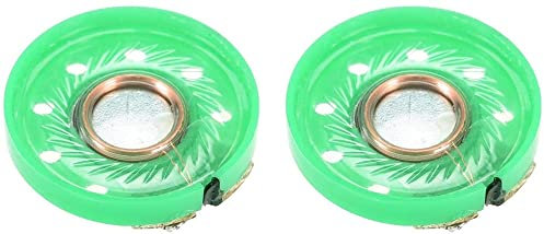 XYWHPGV 0.25W 16 Ohm mini altoparlante magnetico fai da te altoparlante 20mm forma rotonda verde 2 pezzi(ec5c3 ad185 4a5eb 017a9 cee6c 1d6e5