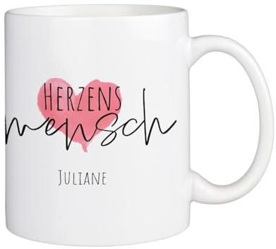 ORWO Fototasse | 325 ml Keramik-Tasse mit Foto personalisiert | individuell selbst gestalten | Bedruckung: handmade in Germany | weiß, spülmaschinenfest (Herzensmensch, Klassisch)