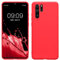 kwmobile Hülle kompatibel mit Huawei P30 Pro Hülle - weiches TPU Silikon Case - Cover geeignet für kabelloses Laden - Neon Pink