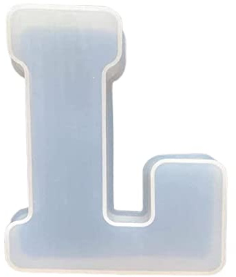 Moules en résine de silicone en forme de lettres de l'alphabet pour travaux manuels, moules de moulage en résine époxy, moule en silicone en résine époxy , moule à lettres majuscules