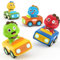 MOONTOY Giochi Macchinine per Bambini 1 2 3 Anni,4 Pezzi Set Macchinine per Bambini,Auto Giocattolo Macchinine Press and Go per 7 8 9 10 11 12 Mesi,Natale Compleanno Regalo per Bambini