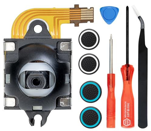 Sedicoca 1-Pack Left Joystick Replacement Kit for PlayStation Portal PS Portal Console/PS5 VR2Controller,Analog Thumb Stick Repair Hall Effect Joystick for PS5 Portal/PSVR2 Controller(Left Joystick)