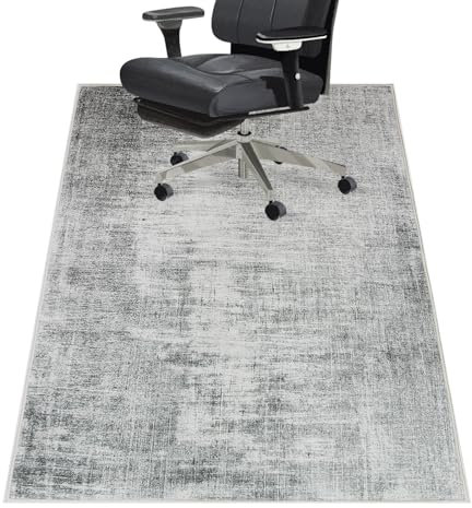 Office Chair Mat, Floor Protector for Office Chair, 90 x 120 cm Anti-Slip Chair Mat for Hardwood Floor, Desk Chair Mat, Computer Rolling Chair Mat Hard Floor for Home and Office