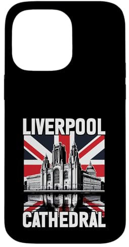 Liverpool Cathedral + British Flag Case for iPhone 14 Pro Max