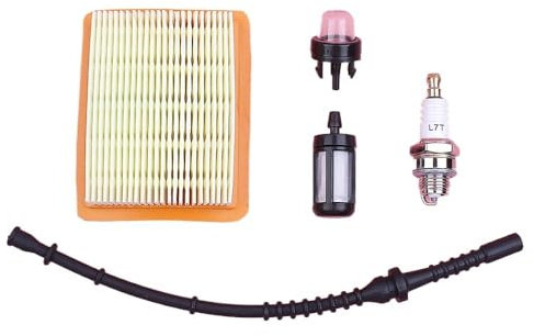 MIKFESPO 5pcs Air Fuel Filter Line Hose Primer Bulb Spark Plug Kit For Stihl FS120 FS200 FS250 FS300 FS400 FS450 String Trimmer Engine Part