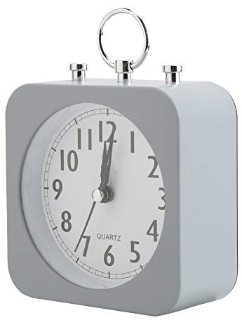 Vintage Retro Stille Desktop Wecker Klingende Glocke