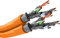 goobay LAN Kabel CAT 7 Kabel Netzwerkkabel 50m Cat 7A Duplex S/FTP (PiMF) Orange Kupferleiter AWG 23/1 LSZH Halogenfrei Doppelt Geschirmt PoE Geeignet für Heim- und Firmennetzwerke - 75714