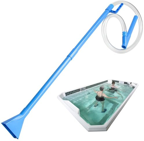 Vacu piscina piscina fuori terra - Aspirapolvere a getto, kit di aspirazione manuale riutilizzabile | Strumento di pulizia portatile per nuoto, vasca idromassaggio, spa, stagno, pipì