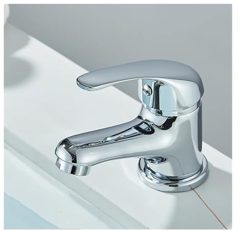 Miscelatore per lavabo da appoggio per Acqua Calda e Fredda da Bagno Cromato