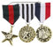 Boland 44320 - Militärische Auszeichnungen, One Size, Medaillen, Soldatenkostüm, Militärkostüm, Karneval, Mottoparty
