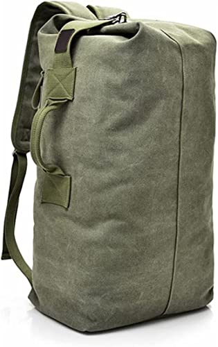 OAREA Mochila de lona táctica militar multifuncional para deportes al aire libre, mochila de viaje, Od, 40 x 50 cm, Artesanal