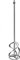 JeCo Mörtelrührer - Betonrührer - Zementrührer - Rührer 600 mm 60 kg M14