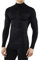 FALKE Herren Baselayer-Shirt Maximum Warm High Zip Neck M L/s Sh Funktionsmaterial schnelltrocknend 1 Stück, Schwarz Black 3000, L