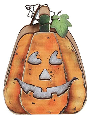 Halloween LED Kürbis Laterne Sperrholz Kürbis Lampe Holzdekor Lichter für Erwachsene Halloween Thanksgiving Dekoration Geschenk