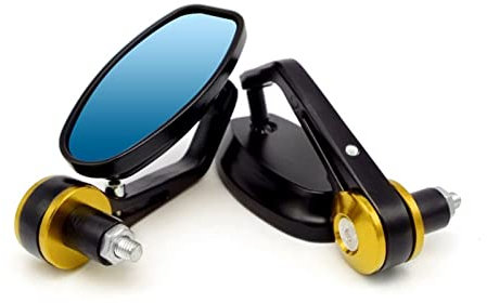 Spiegel Für Triumph Für Street Für Triple 675 1050 Für Speed ​​Für Street Für Triple Für Speed ​​Für Bonneville Motorrad-Rückspiegel Seitenspiegel (Farbe : 3)