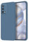 HONLEN Hülle für Oppo A74 (4G) Schutzhülle Case, (6.43 Inches) Liquid TPU Silicone Handyhülle mit Fallschutz Silikon Cover Lavender Grey