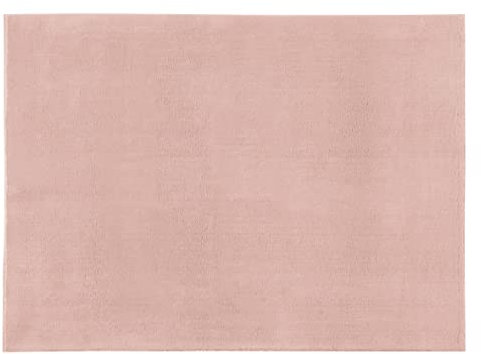 Baroni Home Tappeto Moderno con Fondo Antiscivolo super morbido, Tappeto Rettangolare da Soggiorno e Camera da letto, 120x170 cm, Rosa