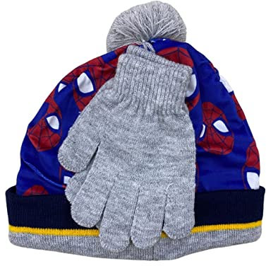 Spider-Man Set Mütze + Handschuhe für Jungen