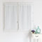 HomeMaison.com Set di 2 vetrate a righe in tinta unita, tenda a righe, 60 x 120 cm, con orlo passante, tenda da finestra, moderna