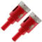 FOCSTOL Diamond Core Drill Bit - 2pcs 25mm Diamond Hole Saw with Round Shank for Porcelain Tile Ceramic Marble Granite