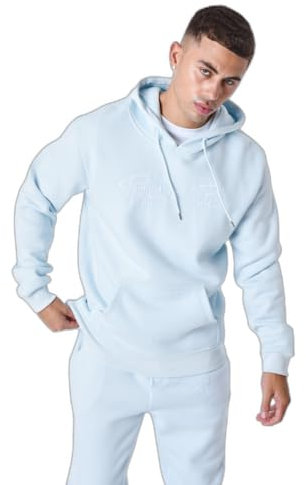 Sweat à Capuche Signature Ice Blue S