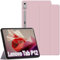 ZOOMALL Custodia compatibile con tablet Lenovo Tab P12 (12,7 pollici) 2023 Slim Tri-fold Stand Morbido TPU Back Shell Auto Wake/Sleep Anti-Drop, Rosa