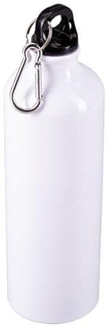 Generisch Aluminium Trinkflasche 800 ml, 5 Farben (Weiss)