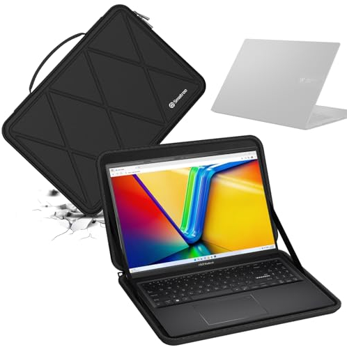 Smatree Hard Eva Schutzhülle Case Kompatibel für 15,6 Zoll ASUS TUF Gaming A15 2021,16 Zoll ASUS Vivobook S 16X/16X/16X OLED/16, für 15,6 Zoll ASUS Zenbook Pro Duo 15 OLED,Chromebook CX1/C523 (X8280)
