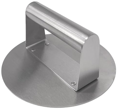 Toddmomy Burger Press Meat Flattener Nonstick Frying Pan Griddle Bacon Press Flattop Grill Accessories Kitchen Gadget Bacon Costume Burgers Cooking Mold Stainless Steel Pancakes Crusher