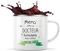 Planetee Tasse Docteur Inoubliable Homme 360 ml | Mug Émaillé Métallique | Idée Cadeau Collègue Travail Retraite