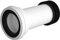 Viva Toilet pan Connector Extended Straight Rigid for use with 4(110mm) Pipe