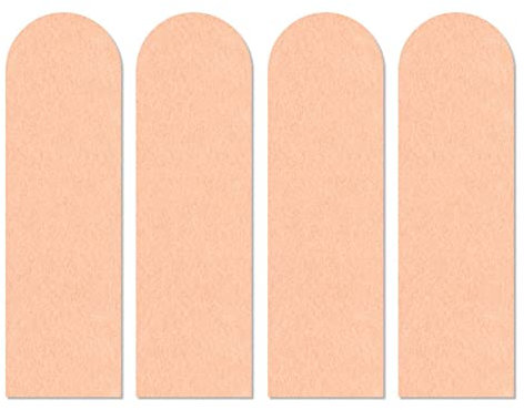 HOTHUIMIN Lot de 4 Panneaux Muraux, Dalle Murale Décorative Salon(Beige)