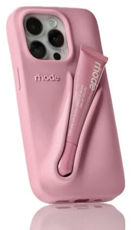 Rhode Silicone Phone Case – Stylish Protective Cover in Multiple Colors – Peach, Espresso, Toast & More (Ribbon, Phone 16 Pro Max)