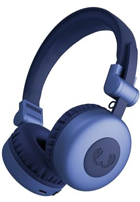 Fresh 'n Rebel Code Core, cuffie Bluetooth on-ear senza fili, 30 ore di riproduzione con microfono e assistente vocale, controllo volume e tasti riproduzione/pausa, pieghevole (True Blue)