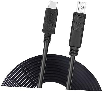 EXCEART 5m Cable De Impresora Tipo c Cable Usb De Metros Para Dispositivos Compatibles Tipo c Para Uso Oficina o Hogar