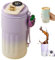 HDSDVNON Taza de café de acero inoxidable con control de temperatura inteligente - Taza de viaje aislada con pantalla LED, taza portátil for oficina y exteriores(Purple)