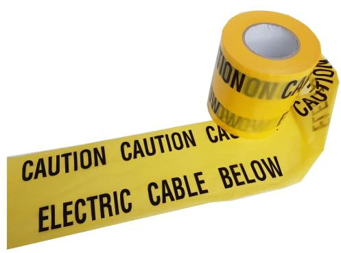Ali's DIY Electric Cable Warning Tape - 25 Metre Custom Cut Length