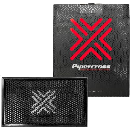 Pipercross Performance-Plattenfilter für Audi, VW, SEAT, Skoda, PP1895 | Besseres Ansprechverhalten & mehr Drehmoment, Waschbarer Schaumstoff, Einfacher Einbau, Langlebige Konstruktion