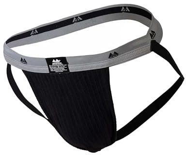 MM Edition Herren Supporter Jockstrap, schwarz/Grau, M