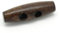 Handarbeit-Lieblingsladen 12 Holzknöpfe, Knebelknöpfe Oval 3,5 x 1,1 cm Dunkelbraun 2 Löcher
