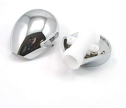 Triton Shower Hose Wall Outlet Bulkhead Assembly - Chrome (85500230)
