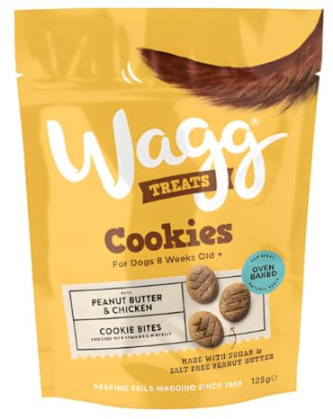 Wagg Dog Cookies With Peanut Butter And Banana, 125g