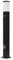 Grafner XL Wegeleuchte mit Bewegungsmelder und 2 Steckdosen, Höhe: 100 cm, Aluminium, E27, schwarz anthrazit, Wegleuchte Weglampe Gartenlampe Gartenleuchte Standlampe Außenstandleuchte Pollerleuchte
