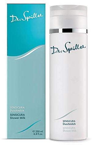 Dr. Siller SENSICURA Huile de douche pour peaux hypersensibles | Nettoyage doux du corps | Lisse les rides et hydrate | Écorce de magnolia | Complexe vitaminé F | Teneur des lipides 4 % | 200 ml