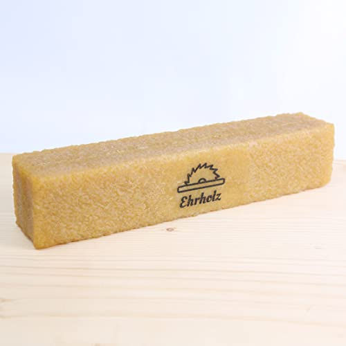 EHRHOLZ® Schleifband Reinigungsblock 200x40x40 mm | Großer Schleifbandreiniger | Schleifpapier-Reinigungsblock | Reinigungsstick für gleichbleibende Schleifergebnisse