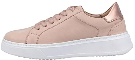 Hush Puppies Women's Camille Lace Cupsole Trainers, Light Pink, 4