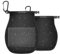 2 Pack Soap Travel Case Container,Portable Soap Bag Travel Soap,Solutions for Travelling Bathroom Shower Gym with Bar Soap (Schwarz)