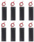 8PCS AA Battery Holder with Cover AA Battery Holder Case with ON/Off Switch 1.5V, 1.5V Series DIY Battery Storage Boxes, 1 Slot Black Plastic Batteries Case for AA Battery